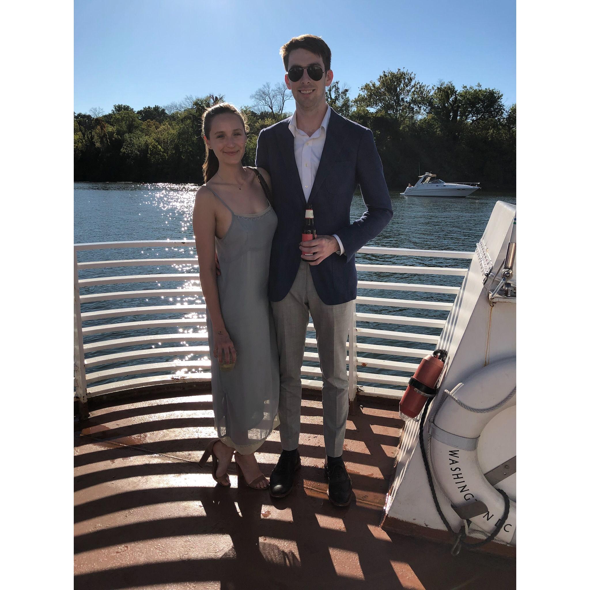 "Law school boat party with a name we can't remember" (Potomac River, D.C.; Sept. 23, 2017)