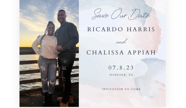 The Wedding Website of Ricardo Harris and Chalissa Appiah