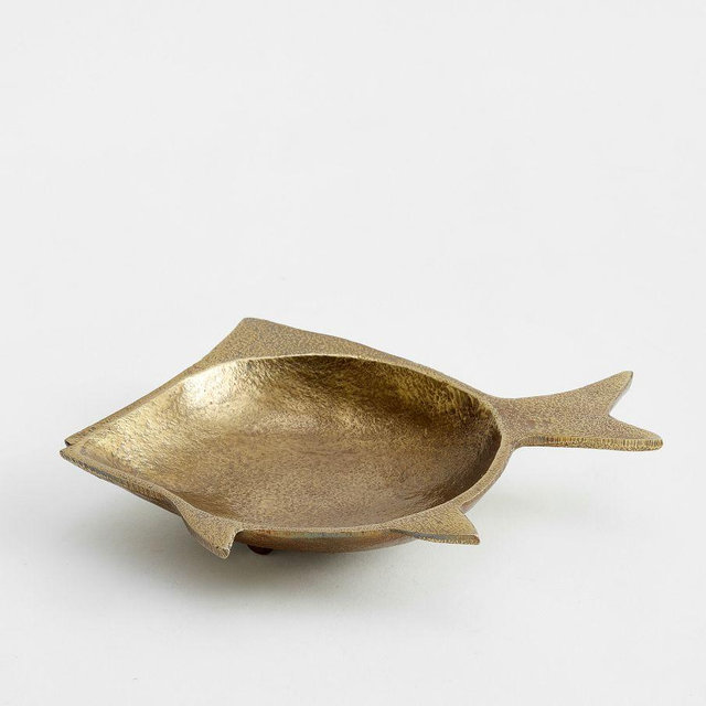 Brass Fish Decorative Bowl