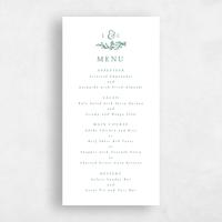White Wedding Menu - Fiora