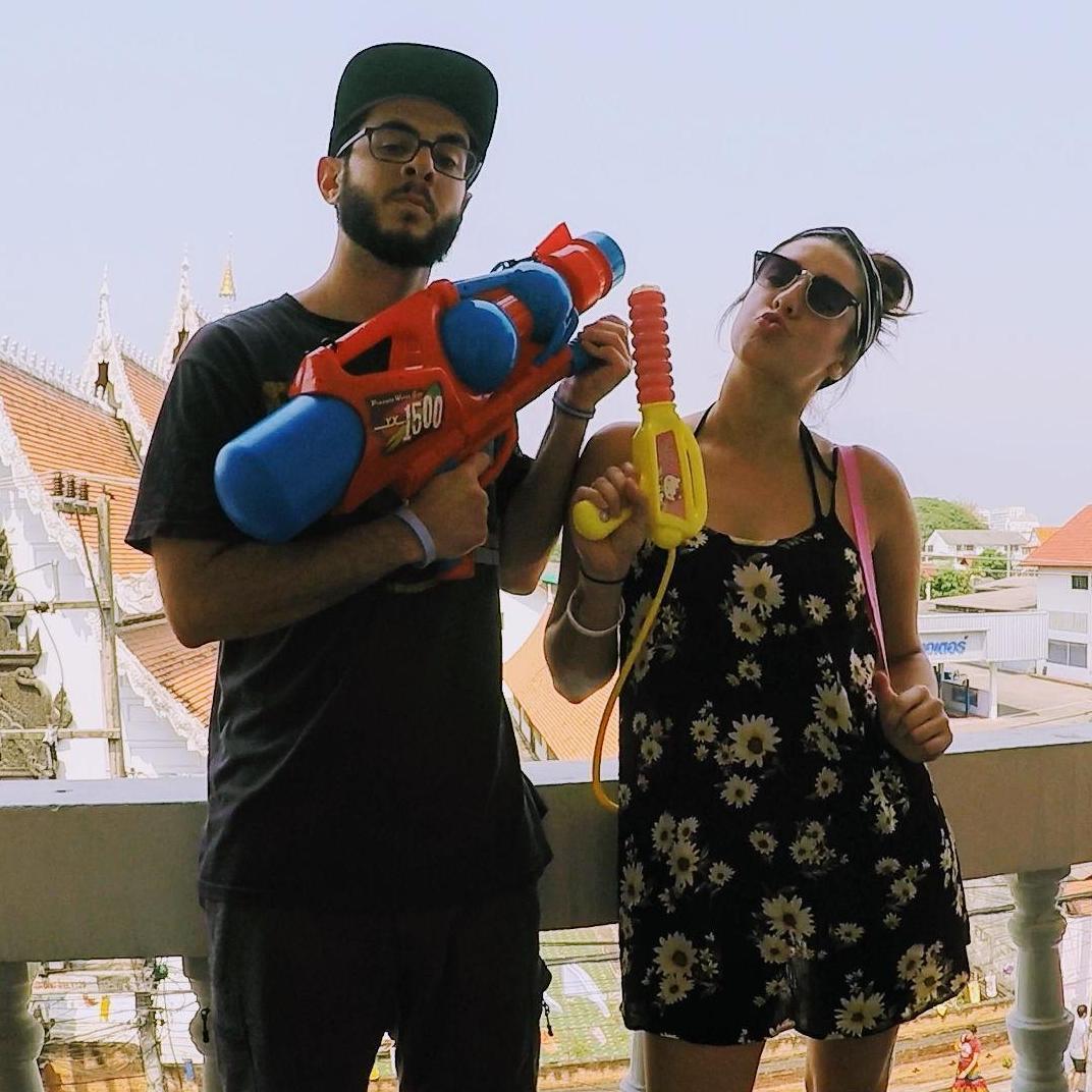 Had no idea what we were getting into at Songkran in Chiang Mai, Thailand
