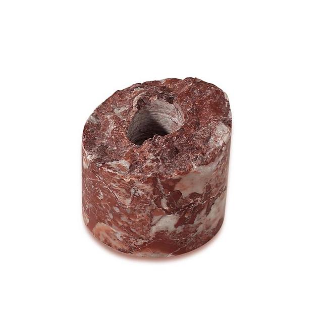 Travertine Candle Holder - Handmade Marble Candlestick Holder for Taper Candle - Vintage Small Stone Candle Sticks Holder Decor for Table Centerpieces, Wedding, Party, Fits 3/4 Inch Thick Candle