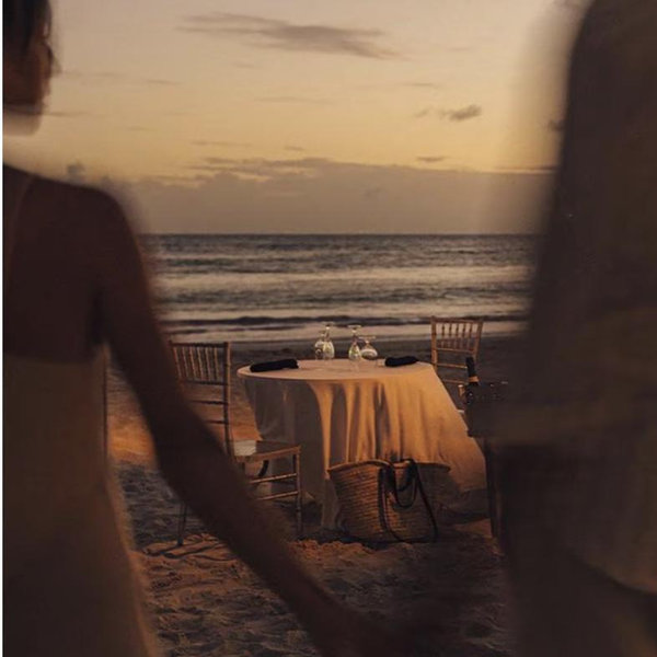 Private Candlelight Beach Dinner for Two (honeymoon)