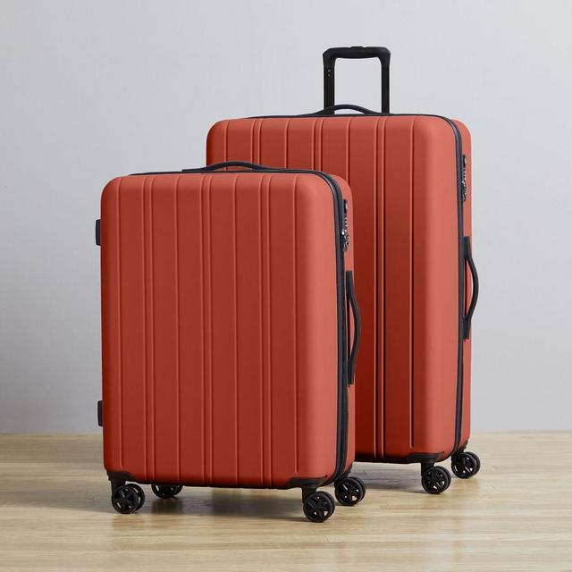 West Elm Hardside Suitcase, Copper, Set of 2, Medium + Large