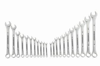 Pittsburgh Professional 22 Piece SAE and Metric Raised Panel Combination Wrench Set
