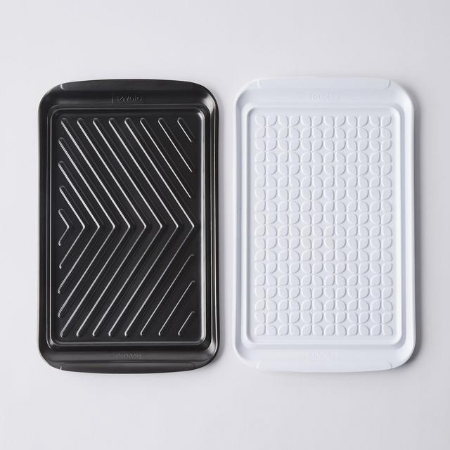 Prep & Serve Grill Trays, Set of 2