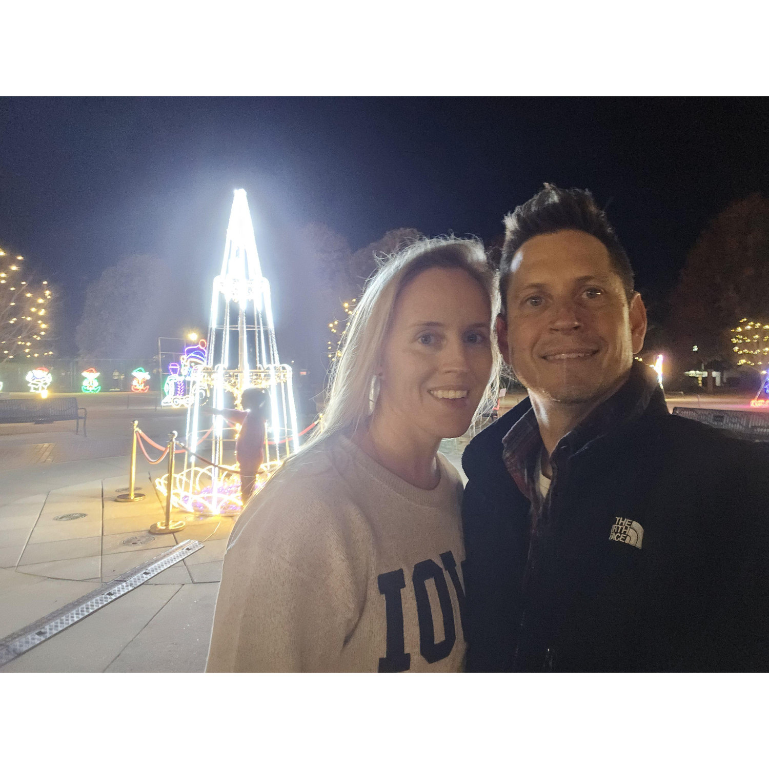 Evans Towne Center Holiday Lights 2024