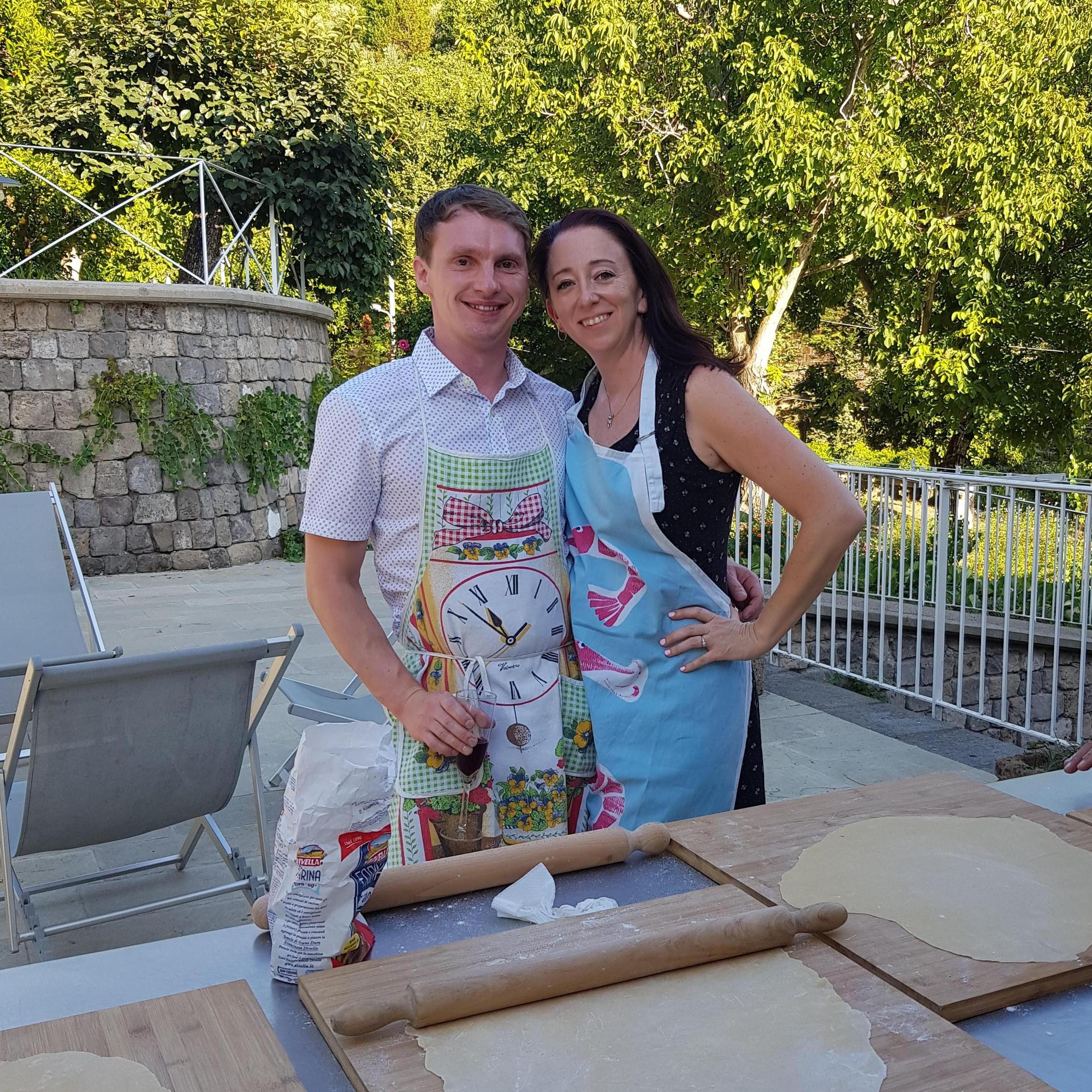 Pasta cooking class in Naples, Italy!!