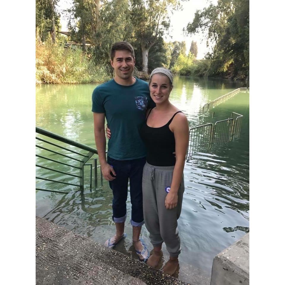 Wading in the Jordan River