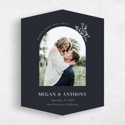 Black Diamond Wedding Save the Date - Bellisi Photo