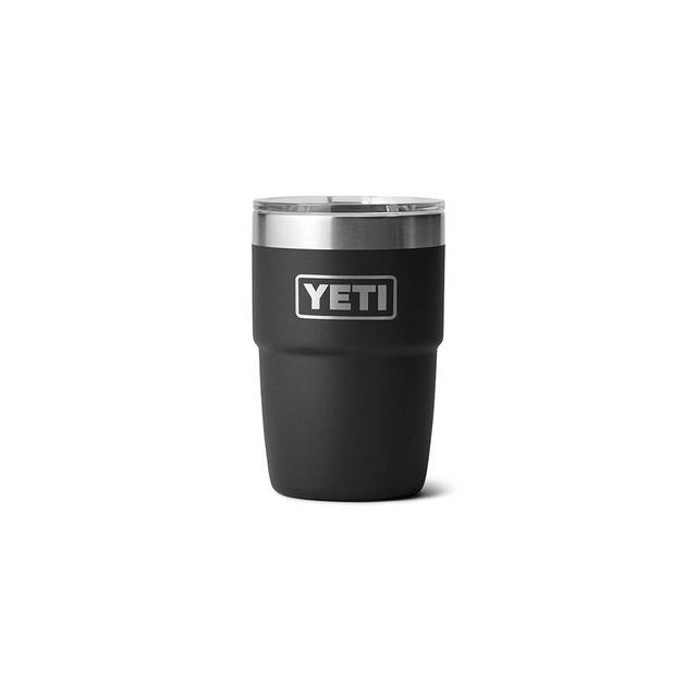YETI Rambler 8 oz Insulated Coffee Mug with Lid - Stackable Double-Wall Vacuum Insulated Coffee Cup - DuraSip Ceramic Lining - Barista-Friendly Design - Stainless Steel - Dishwasher Safe