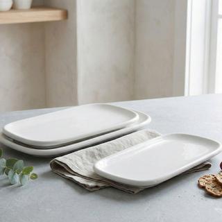 Impulse 3-Piece Oblong Serving Platter Set