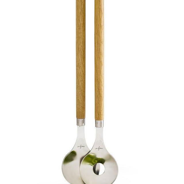 Sagaform Oak serving utensils, 2 pack, Brown