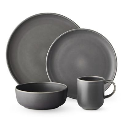 Terre 16-Piece Dinnerware Set in Matte Flax