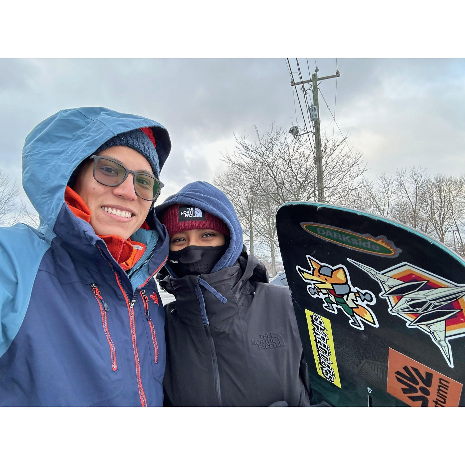 First snowboarding lesson