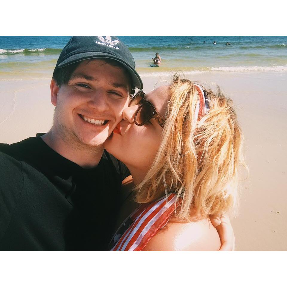 Beach kisses in Gulf Shores!