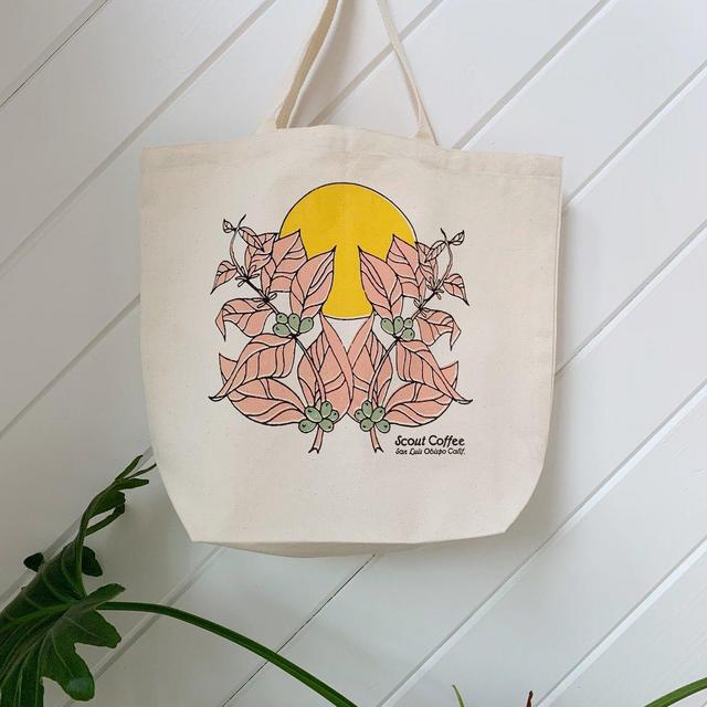 Scout Coffee Botanical Tote Bag
