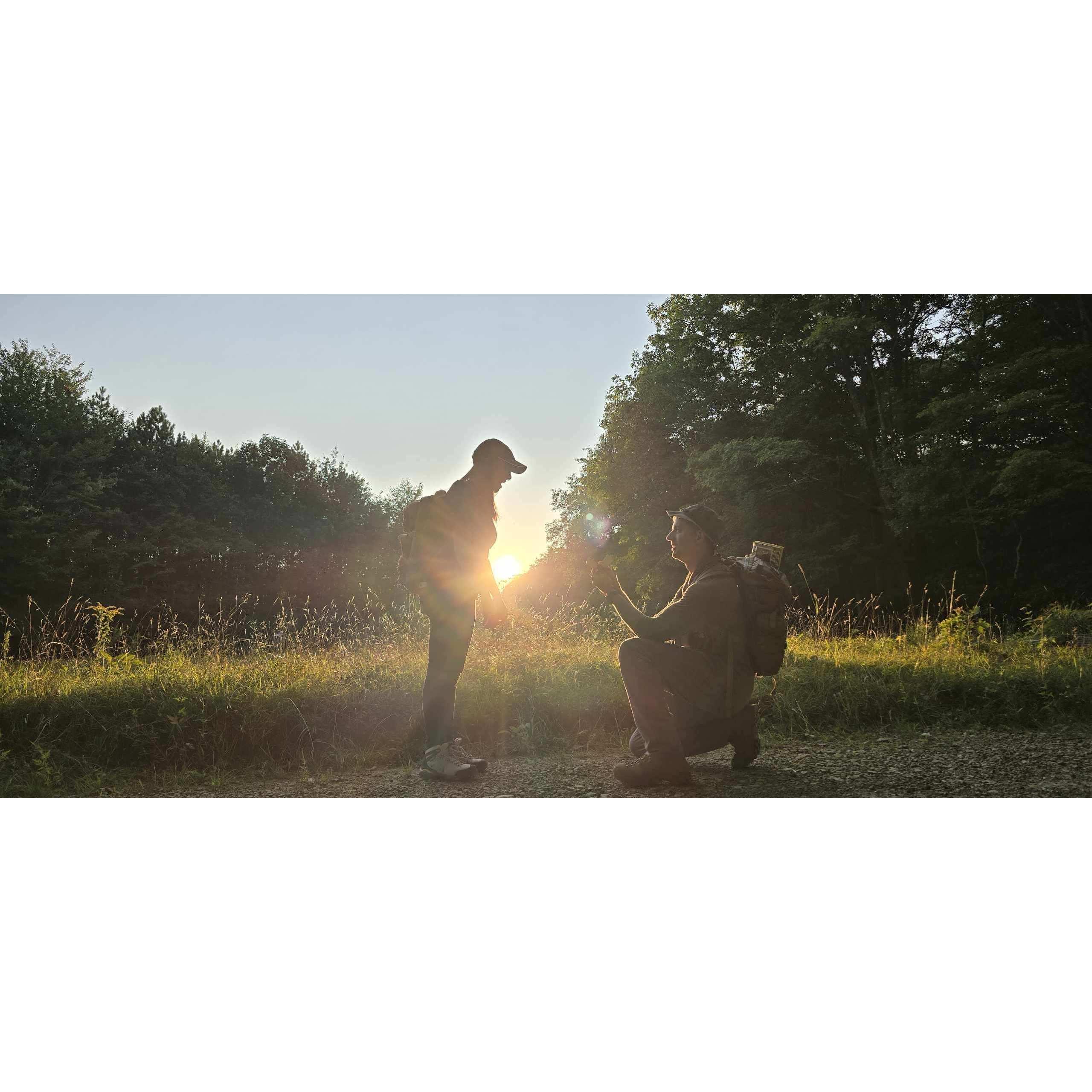 Engagement Day (Rob timed everything perfectly!!)