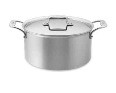 All-Clad d5 Brushed Stainless-Steel Stock Pot, 8-QT.