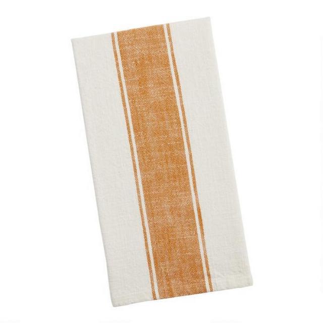 Farmhouse Stripe Kitchen Towel Set of 2 (Aqua)