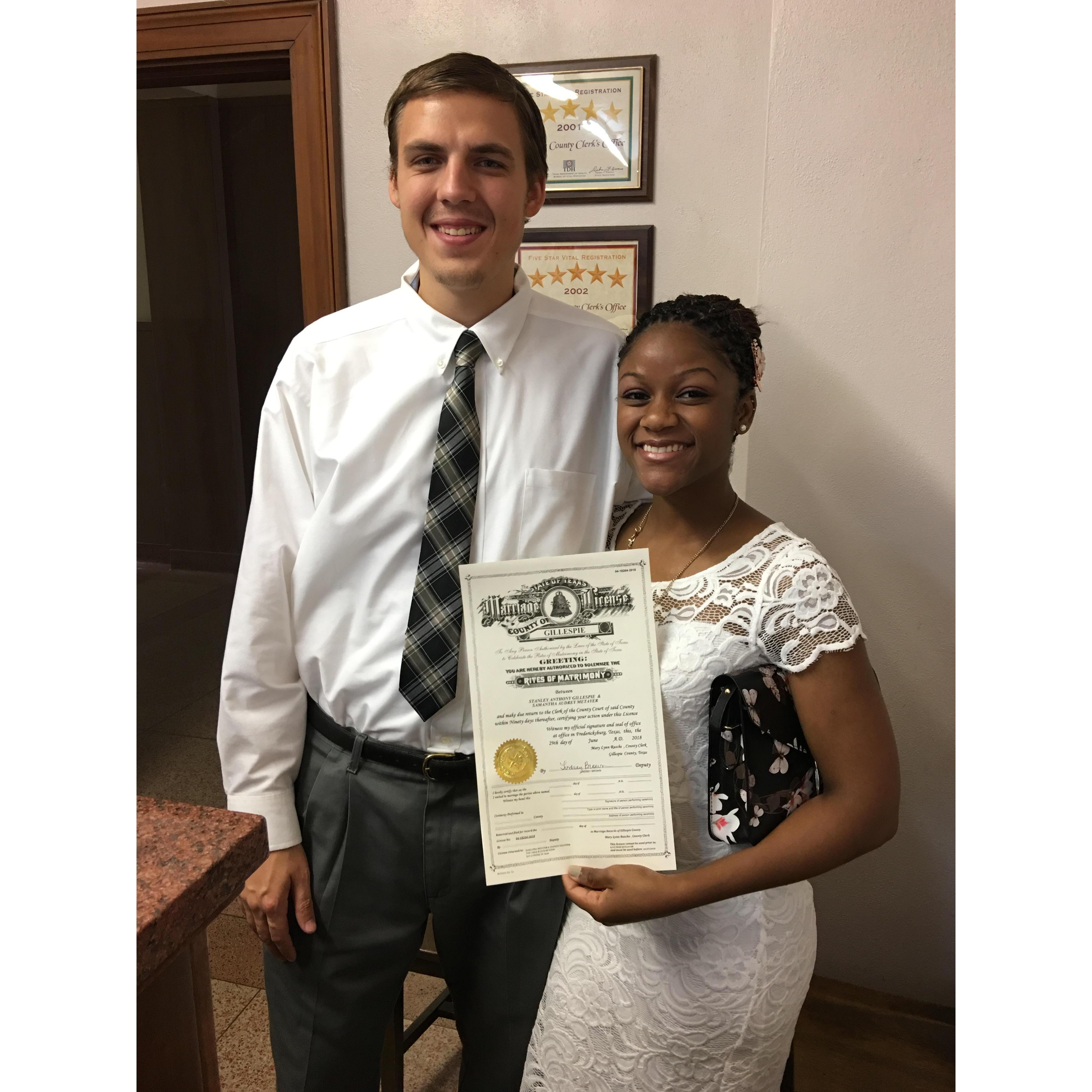 Our "official"wedding