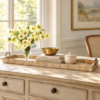 Grange Decorative Rattan Tray