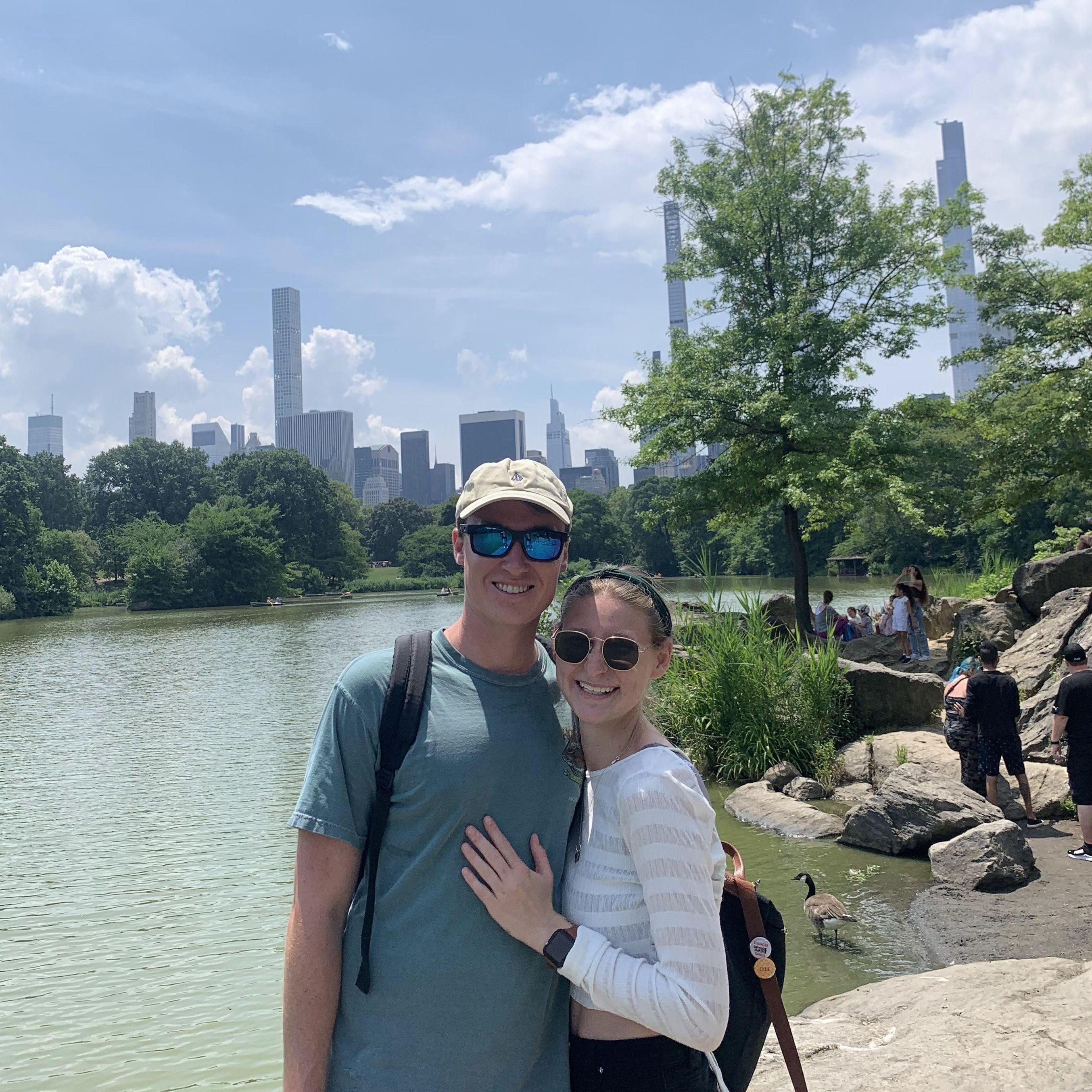 The first time Conor took Chloe to New york!