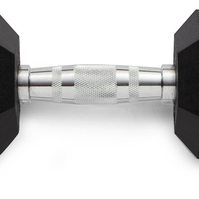 Weider Rubber Hex Dumbbell, 40 lbs - Sold Individually