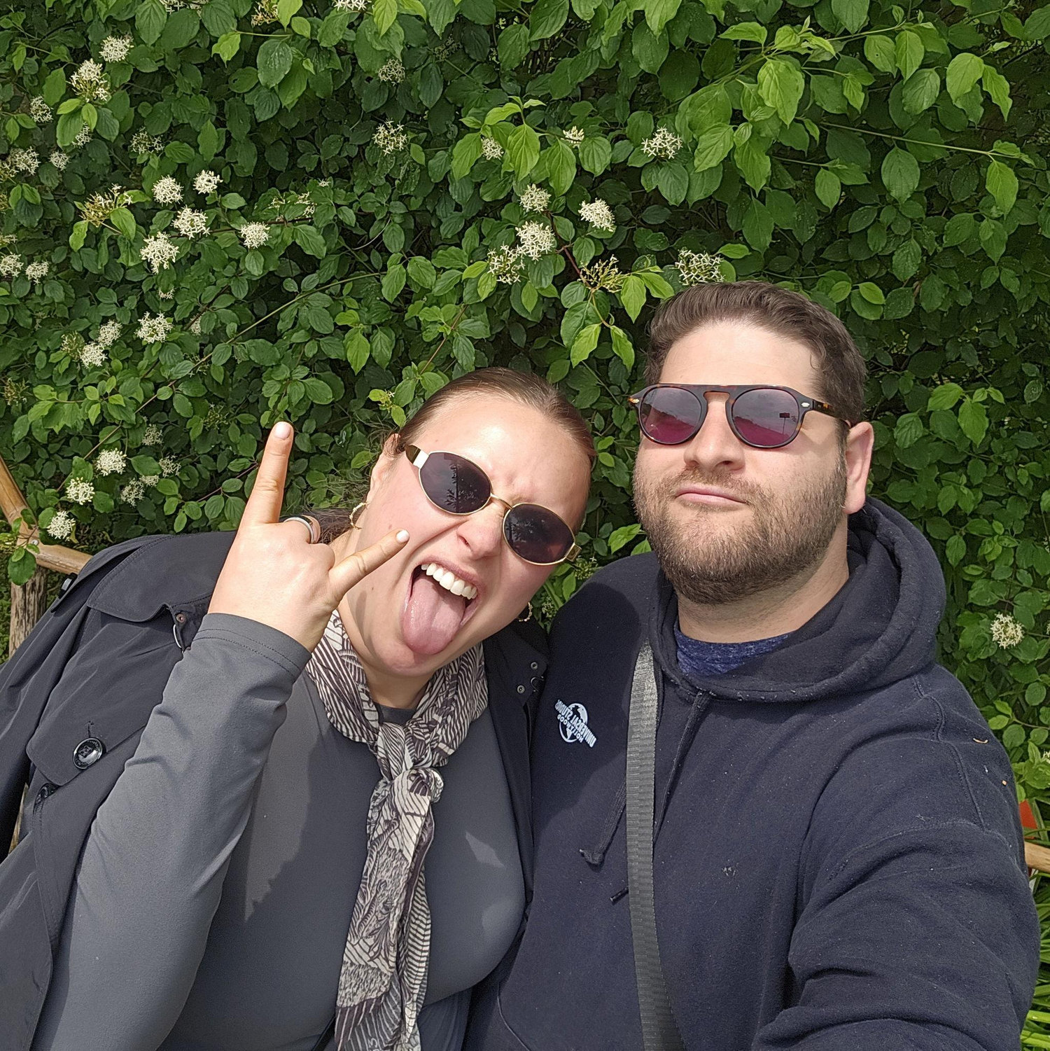 Sometimes we let our silly side out.