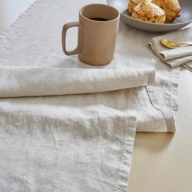 Quince - Linen Table Runner (in Flax)