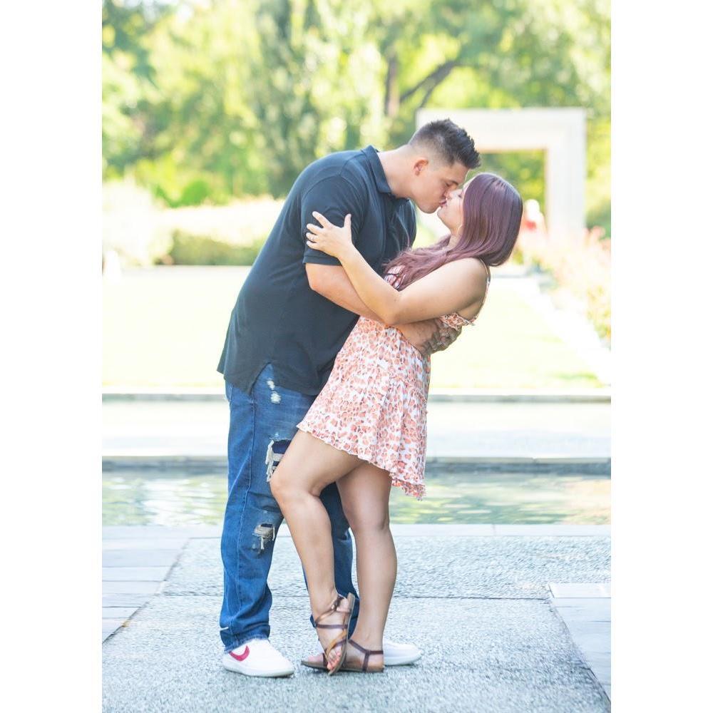 The day of our engagement-August 2, 2020.