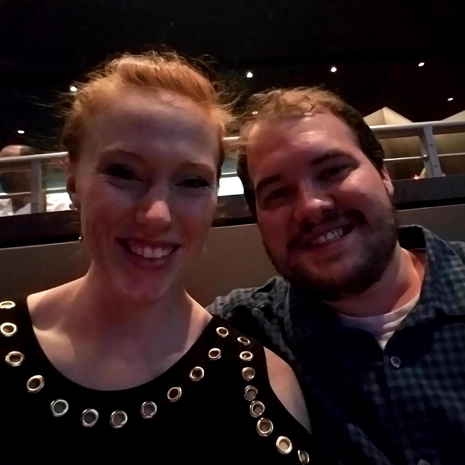 At the Cher concert in Vegas!