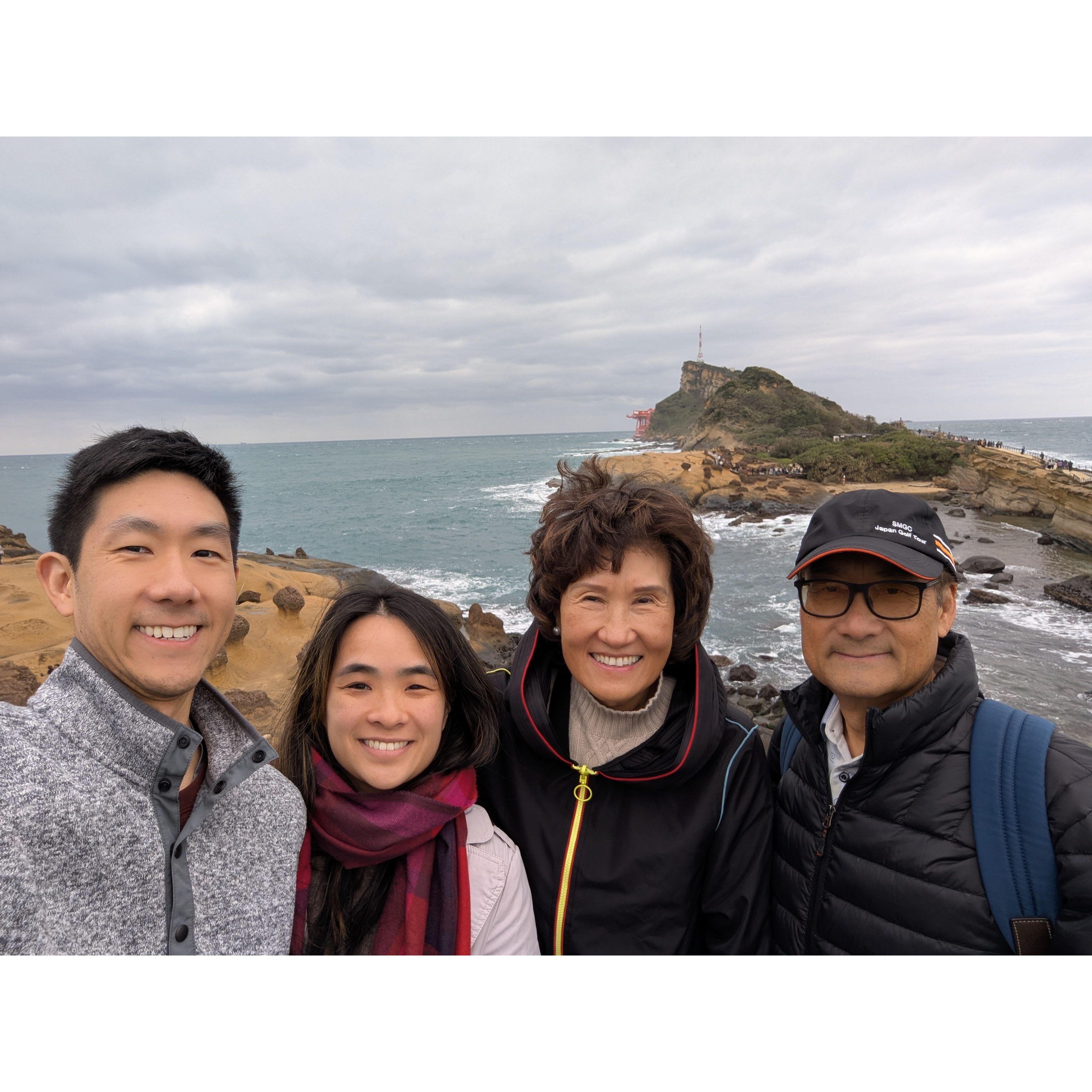 January 2025- Explored Taiwan w/ Allen's parents as our wonderful tour guides