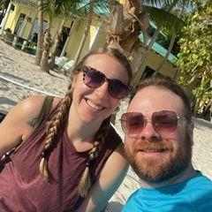 Cancun, Mexico right before Stuart proposed!!