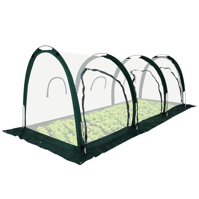 Toboom Portable Tunnel Greenhouse for Outdoors - Transparent Mini Greenhouses Ideal for Backyards and Outdoor Vegetable Cultivation (3M)