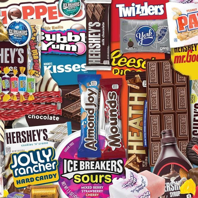 Buffalo Games - Hershey - Sweet Collage - 1000 Piece Jigsaw Puzzle for Adults Challenging Puzzle Perfect for Game Nights