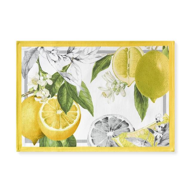 Meyer Lemon Place Mats, Set of 4