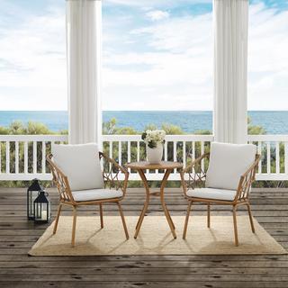 Juniper 3-Piece Indoor/Outdoor Wicker Bistro Set