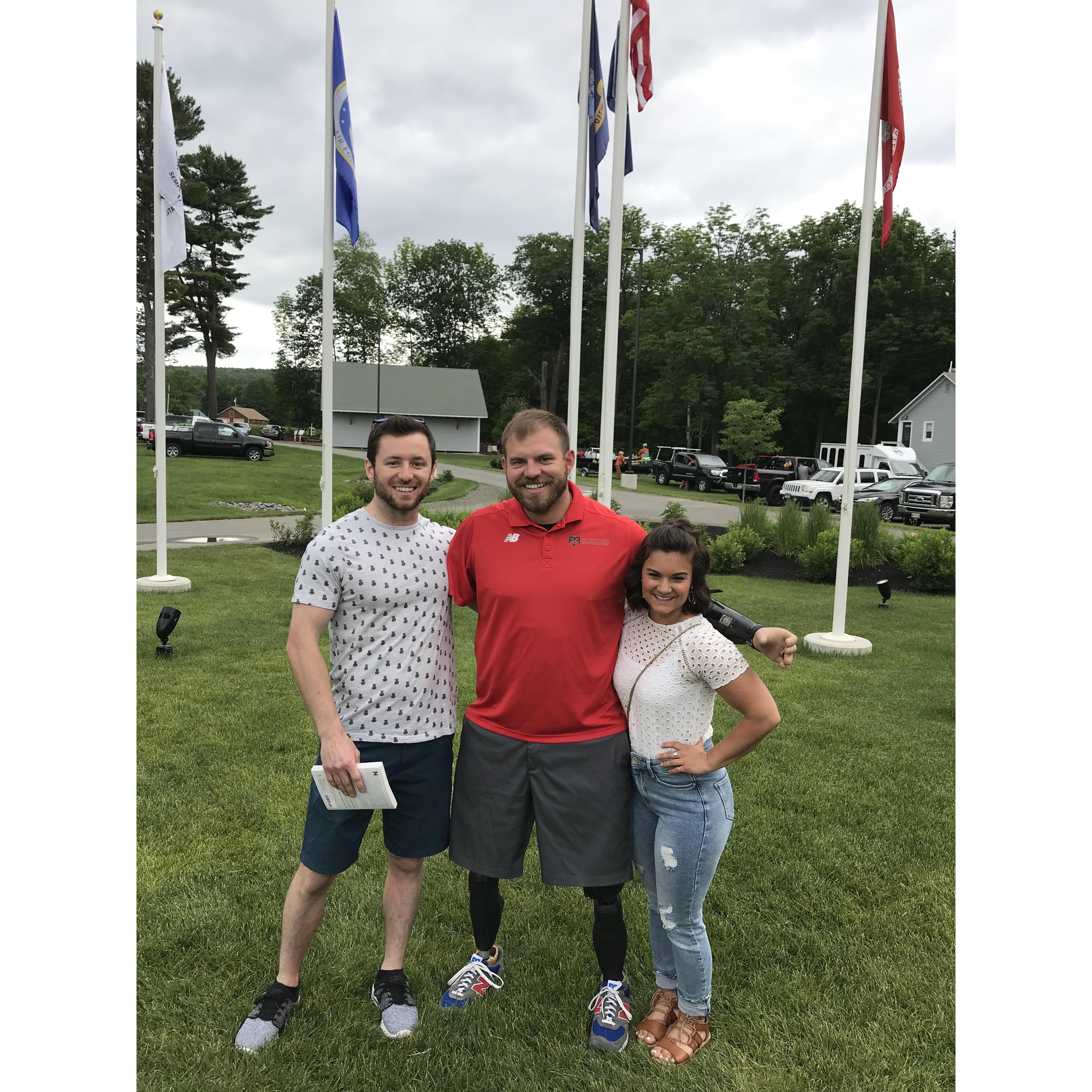 For Cam's 27th birthday, Marissa surprised him with a trip to meet Travis Mills!