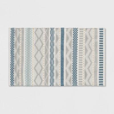 Gray/Blue/Gold Woven Accent Rug 2'6"X4' - Opalhouse™