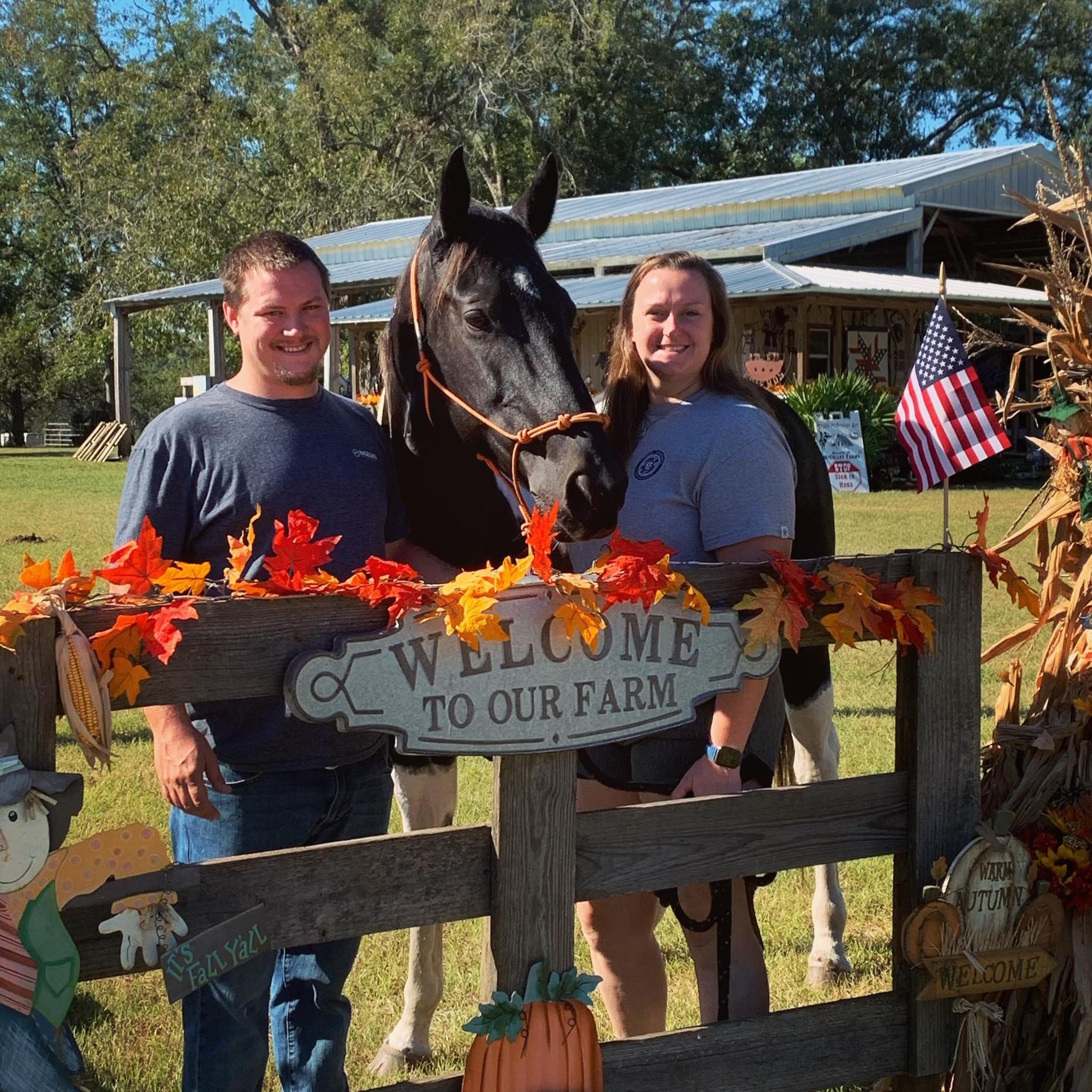 Our first horseback riding/ camper trip at McCulley Farms