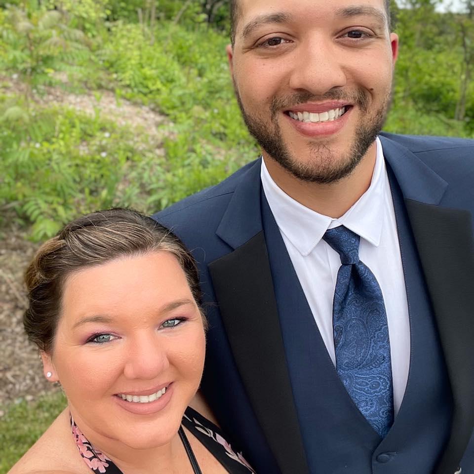 Enjoying our 1st post covid wedding, where Elijah officiated for Tim & Hailey.