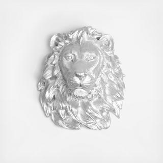 Resin Faux Taxidermy Lion Head