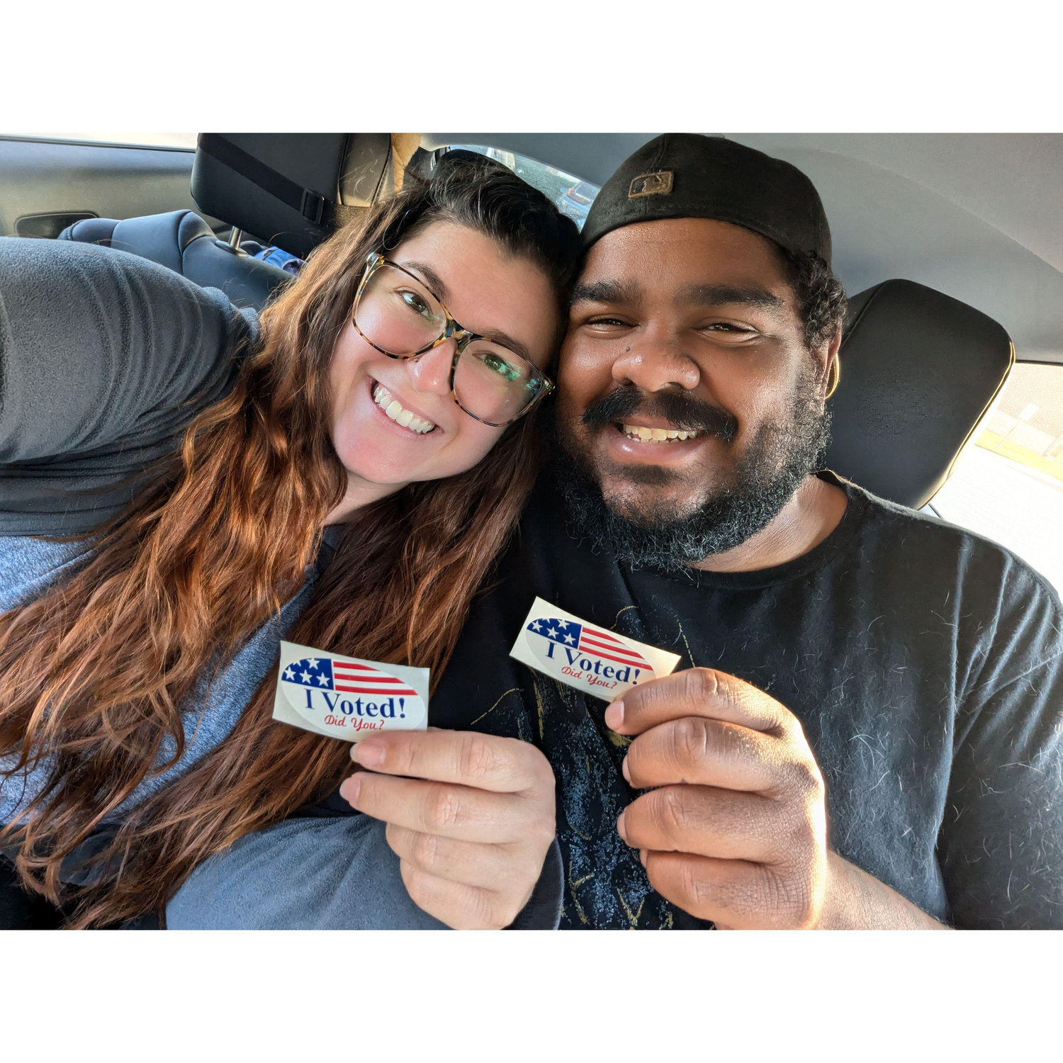 A couple that votes together, stays together.