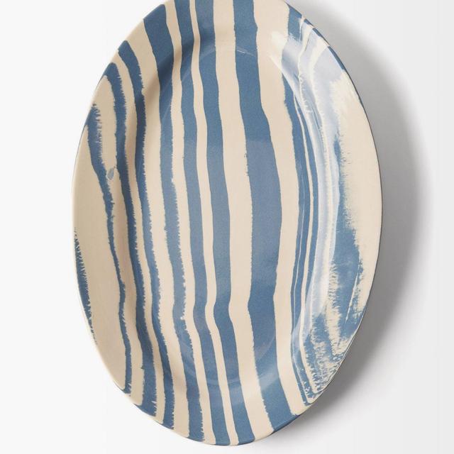 Henry Holland Studio Marble-Effect Earthenware Serving Platter