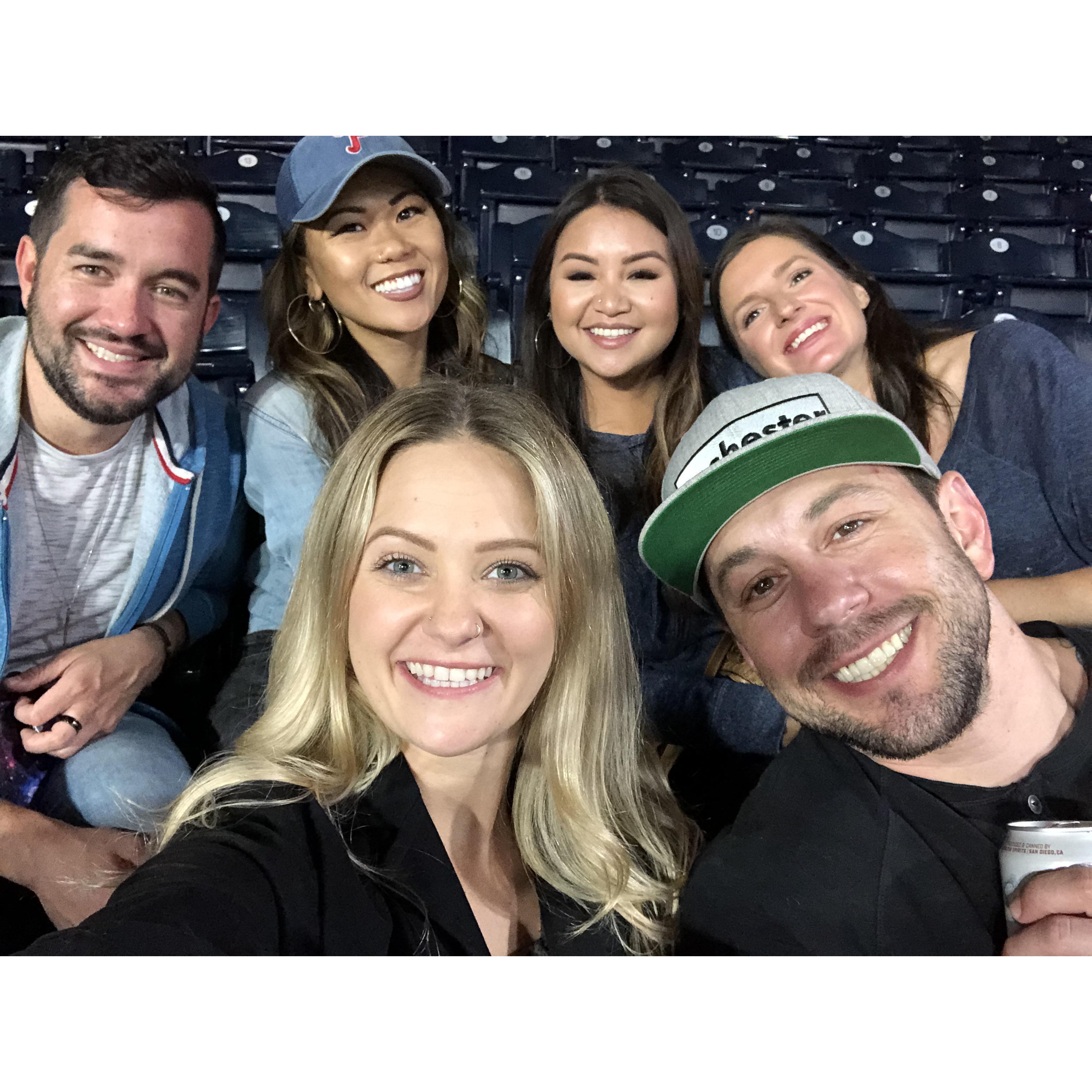 Padres game with friends!