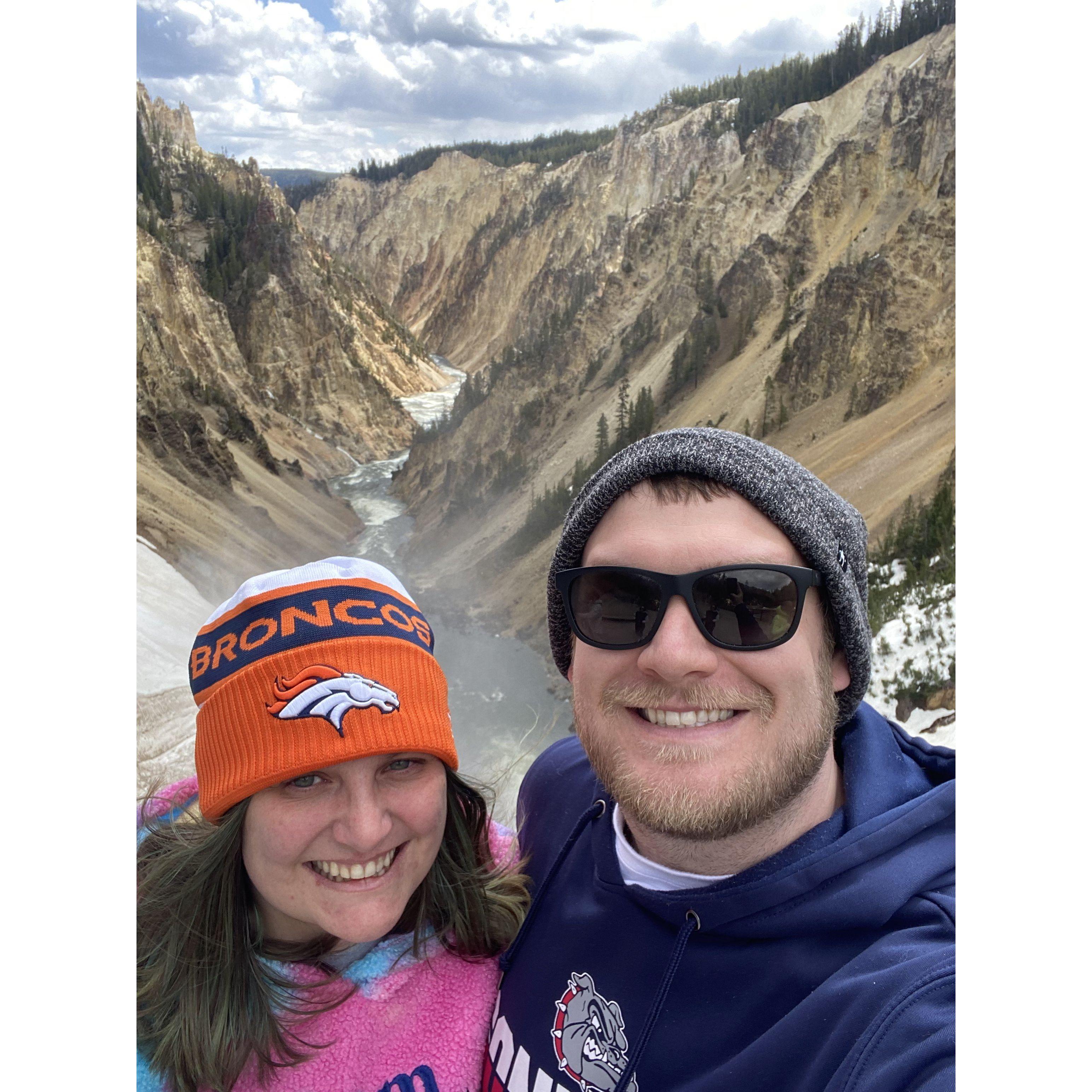 Our trip to Yellowstone. We saw 13 bears and Rachel tried to pet everyone.