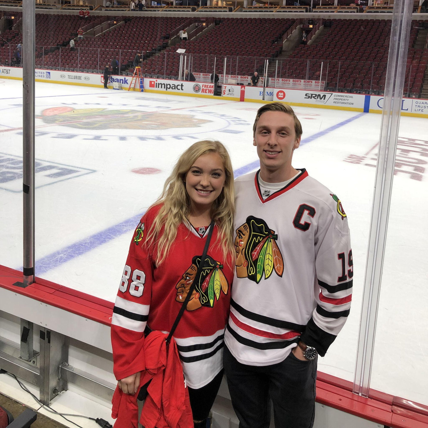 No more long distance! I moved to Chicago in 2019 after college to work while I applied to medical school. Chris took me to my first NHL game.