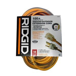 100 ft. 14/3 Heavy-Duty Extension Cord
