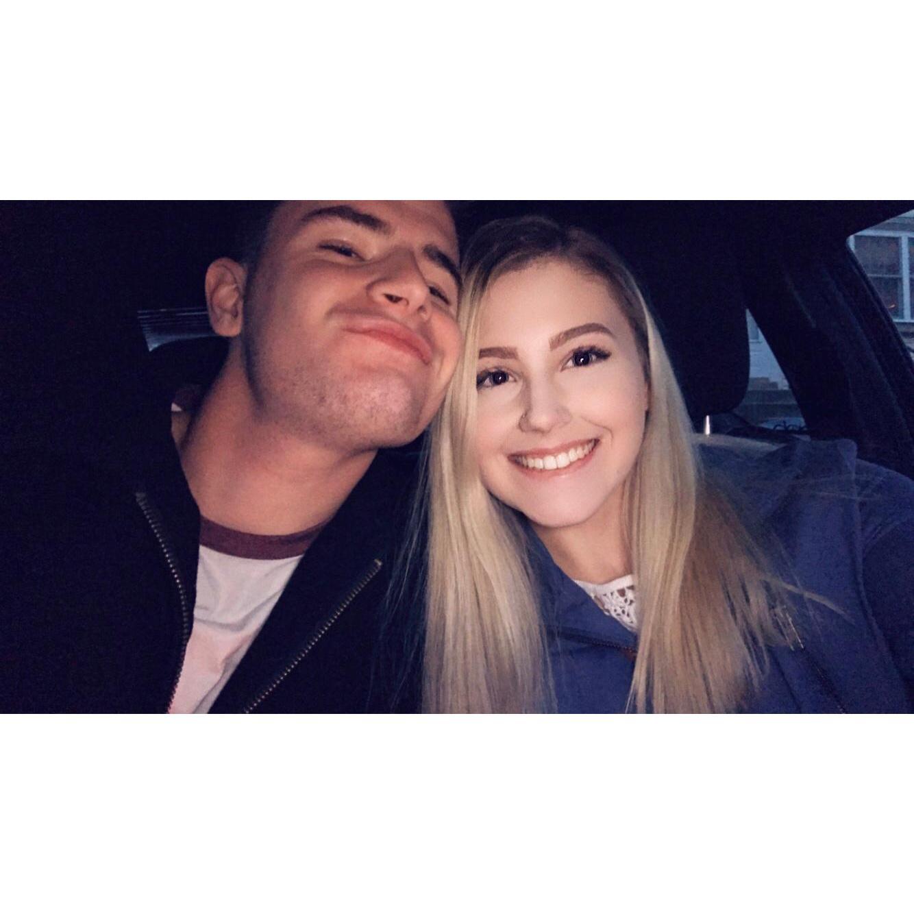 Summer of 2018 we started dating and this was the first pic we took 🥺